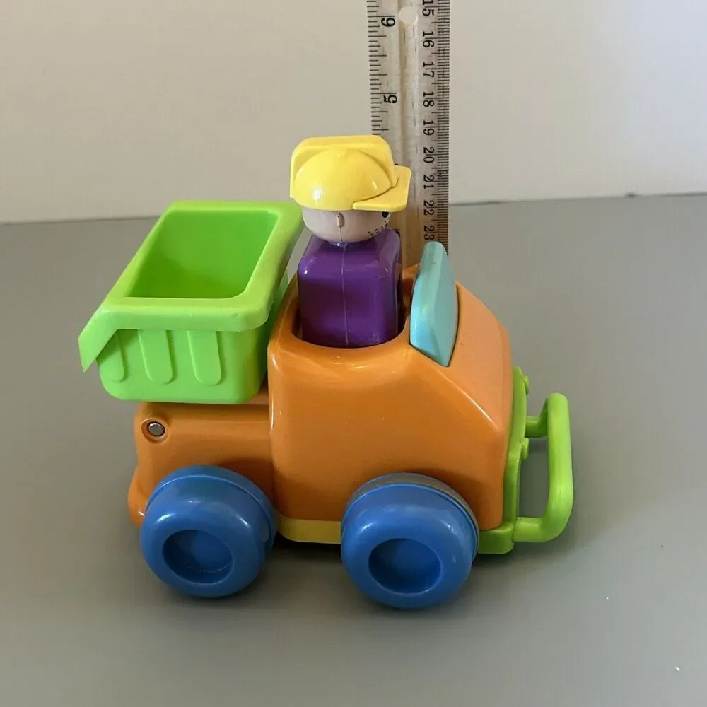 Tomy Push 'N Go Dump Truck With Figure 2010 Pre School Toy Car Replacement